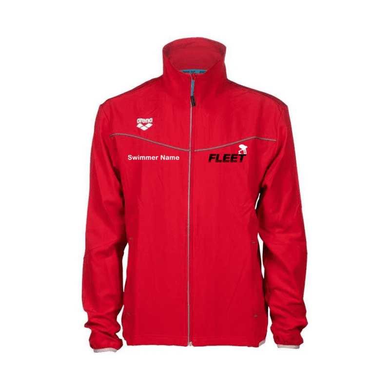 FLEET Arena Team Sports Panel Jacket w/ Embroidered Logo