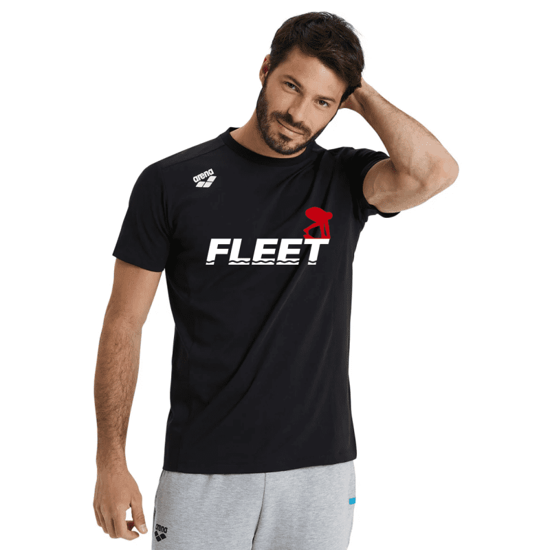 FLEET Arena Unisex Team Panel T-shirt w/ Logo