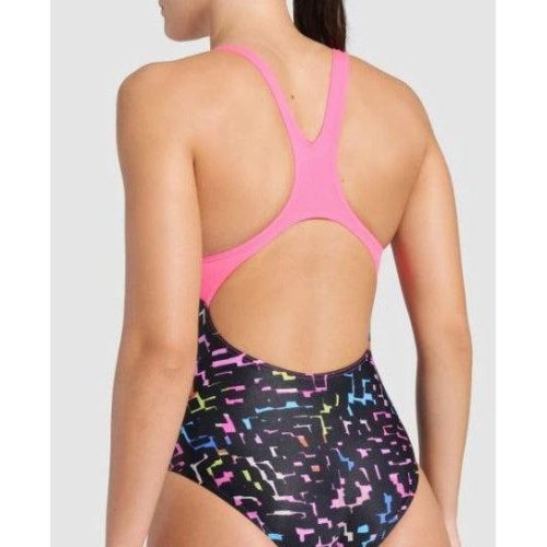 W Mosaic Swimsuit Swim Pro Back 2