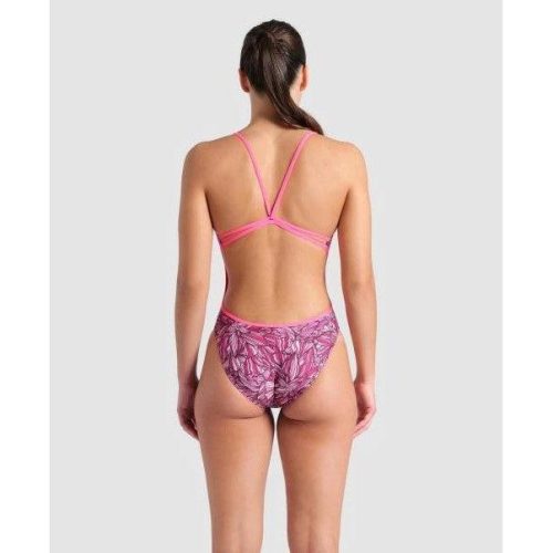 W Pink Dahlia Lace Back 2